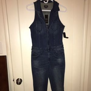 Bebe Denim Jumpsuit